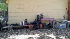 After Shot - West side of garage