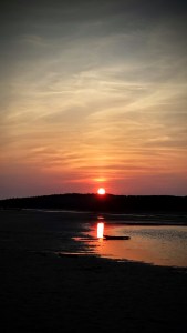 Sunset at Popham Beach State Park - Phippsberg, ME